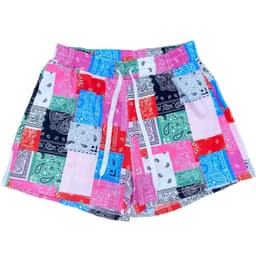 image-Women's Paisley Print Shorts - Casual Beach Pants XXXL