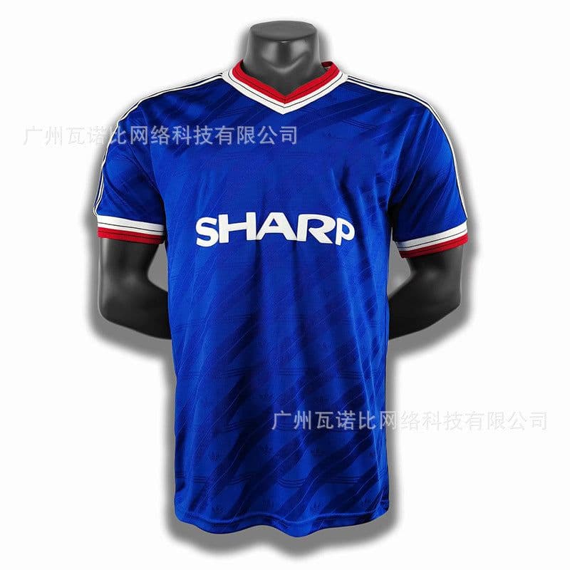 image-Football Jersey - Retro Home Away Long Sleeve Polyester