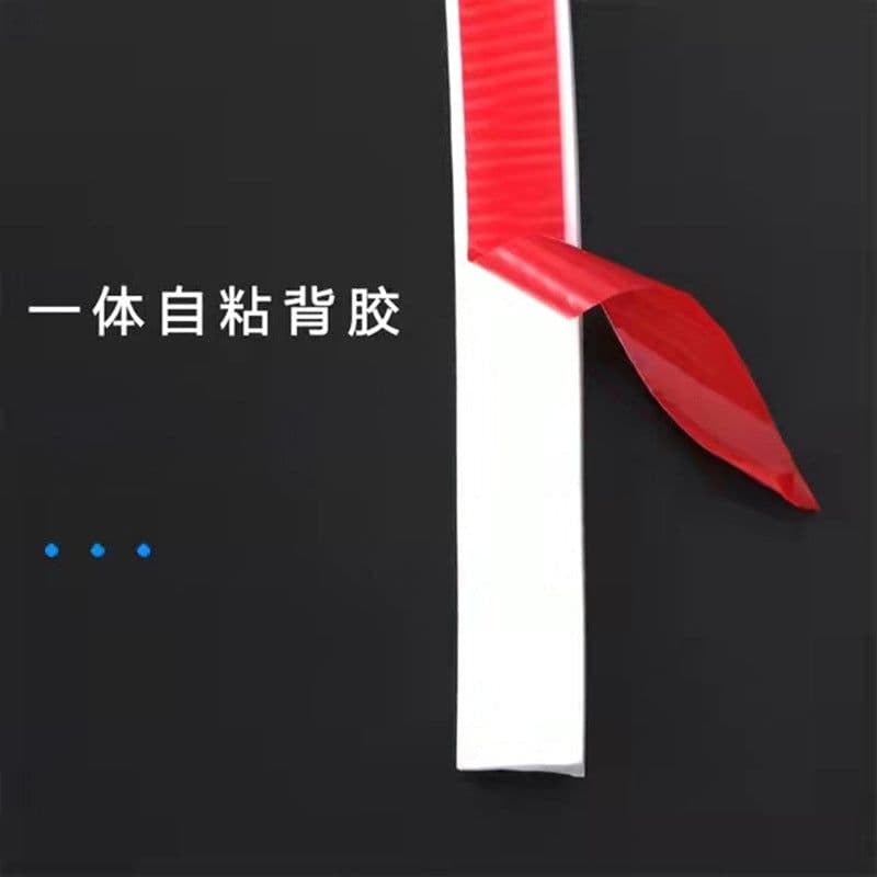 image-Silicone Water Blocking Strip - Black Self-Adhesive