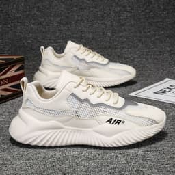 image-Men's Running Shoes - Green Breathable Sports Casual