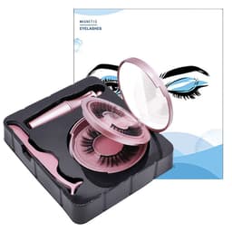 image-Magnetic False Eyelashes Set - 2 Pairs Glue-Free Natural