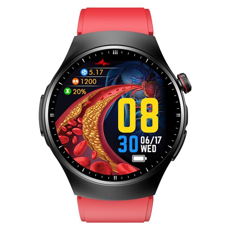 image-Smart TK25 Watch - Blood Oxygen, Heart Rate, Pedometer, Bluetooth Call - Black