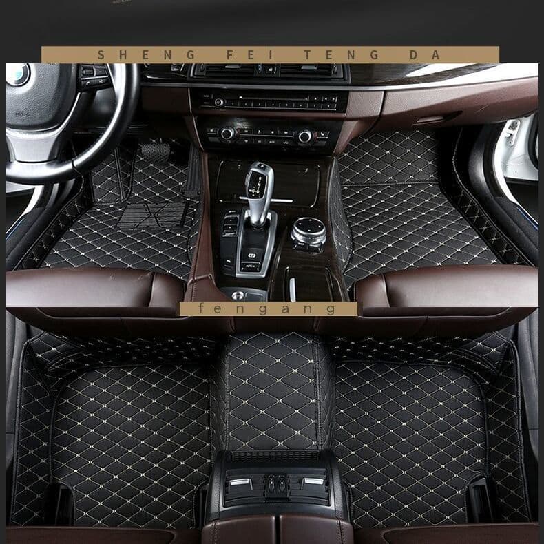 image-Wholesale full set of separate car floor mats universal non-slip foot mats fully surrounded by easy-to-clean car floor mats