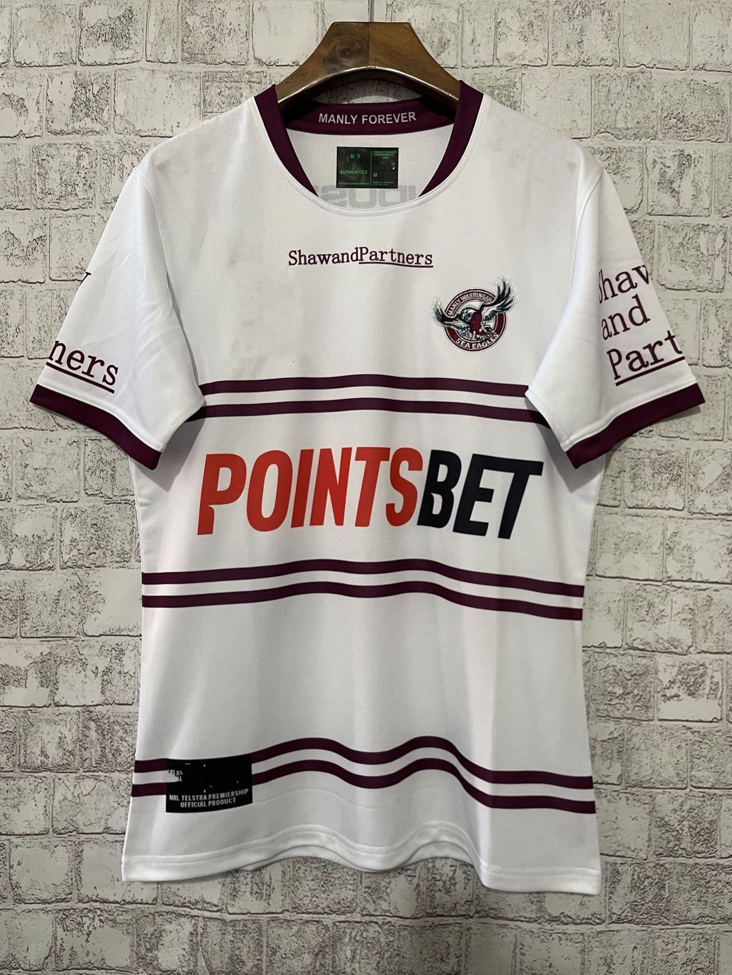 image-Manly Seahawks 2023 Rugby Jersey 5XL Polyester Men's Sweatshirt