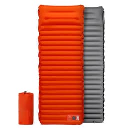 image-Wolf Walker Portable Inflatable Beach Mat - Orange/Gray 150kg 1kg