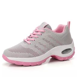 image-Women's Air Cushion Casual Shoes - Mesh Grey Size 41
