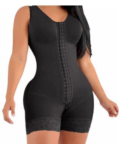 image-European and American corset bodysuit one-piece zipper bottom crotch Tight-fitting belly-fitting body-lifting buttocks women's wholesale enhanced version high-waisted corset