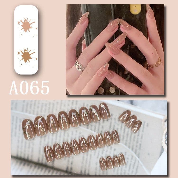 image-Internet celebrity new fake nails wearable nails finished nail patches nail art patches removable nail patches nail art accessories