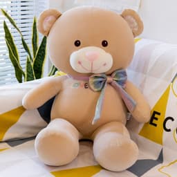 image-Creative Pink Big Bear Plush Toy Doll - Valentine's Gift