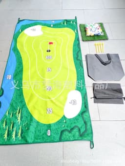 image-The Casual Golf Game Set Leisure and Entertainment Golf Game Set Golf Hitting Mat