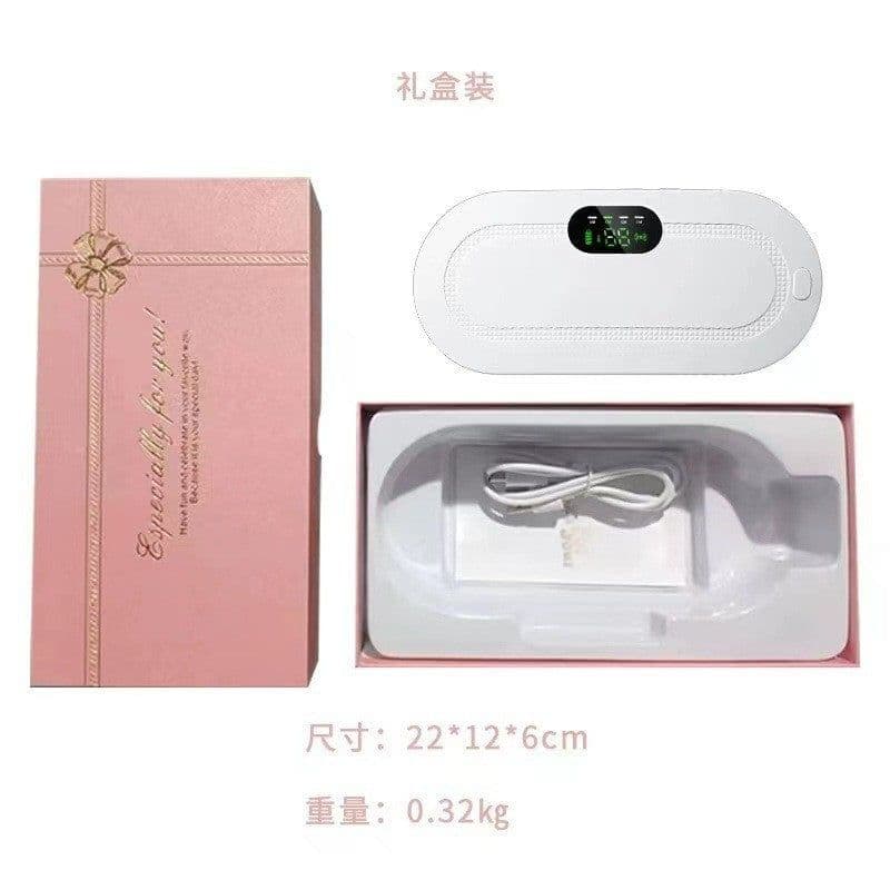 image-Rechargeable Hot Compress Massage Cushion - Pink 3 Gear