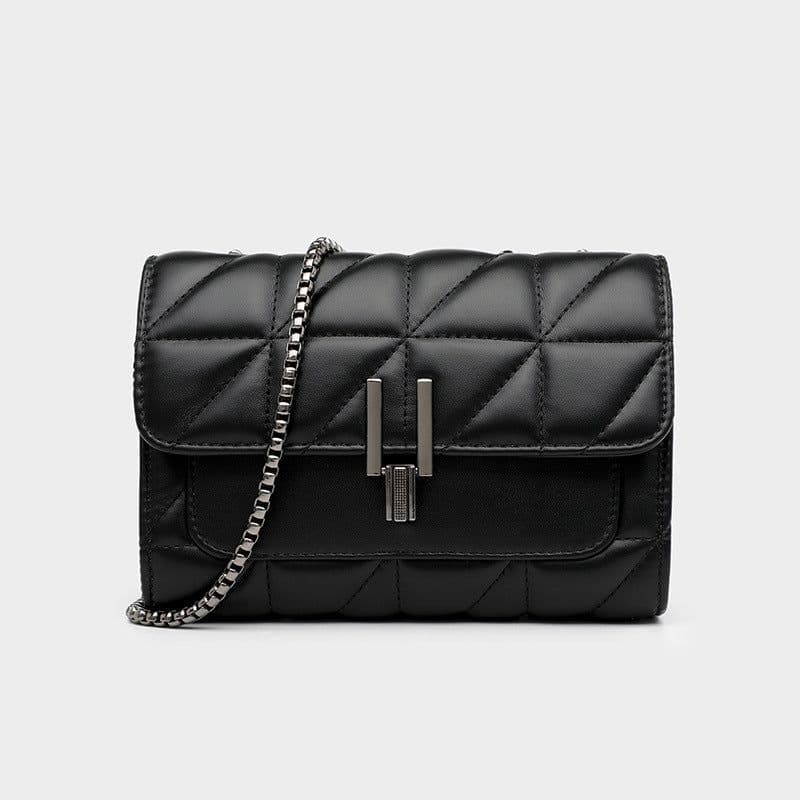 image-Small Square Crossbody Bag Women PU White