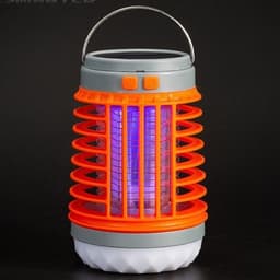 image-Cross-border new LED electric shock mosquito killer lamp, outdoor USB rechargeable lighting mosquito trap, household silent mosquito repellent