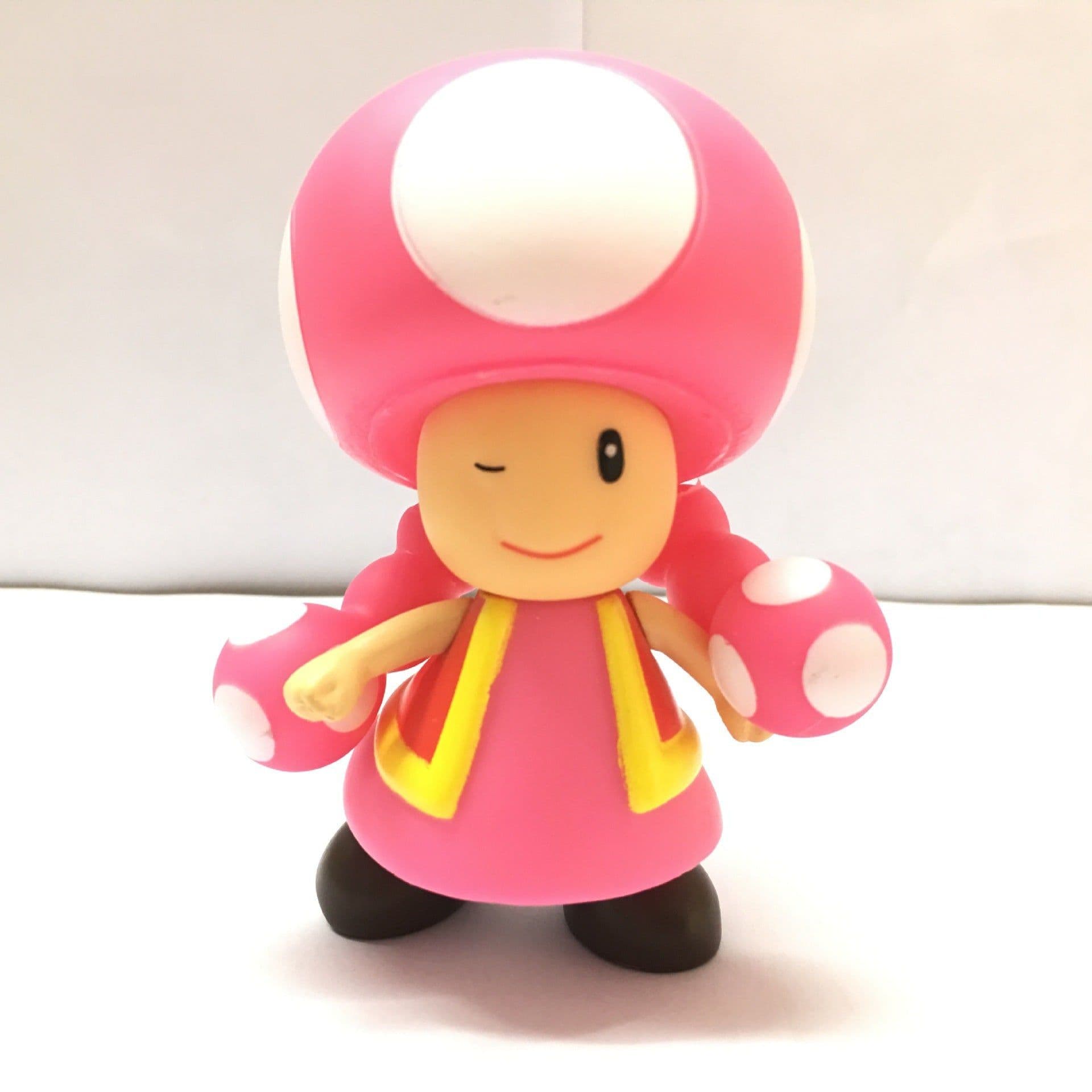 image-Hot sale 5 inch Super Mario Mario Mushroom Man Sugar Gum Doll Hand Model Multi-color optional gift
