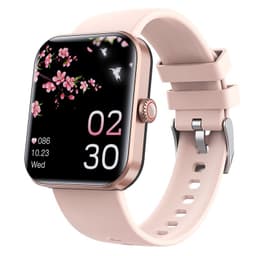 image-Smart Bracelet Heart Rate BP Monitor, Gold, Sports Gift, Blood Oxygen, Silica Gel