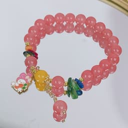 image-Sanrio Glass Bracelet - Dolphin Yellow Cartoon
