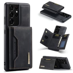 image-Factory direct M2 suitable for Samsung S21 Ultra magnetic suction card phone case S23 Ultra protective leather case