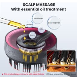 image-Breo Scalp3 Shiatsu Vibrating Scalp Massager - Golden