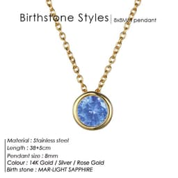image-JUJIE Rhinestone Necklace - Rose Gold Geometric