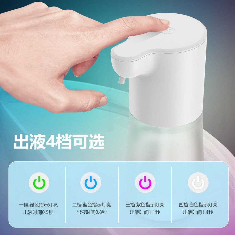 image-Smart Induction Soap Dispenser 650ml White USB