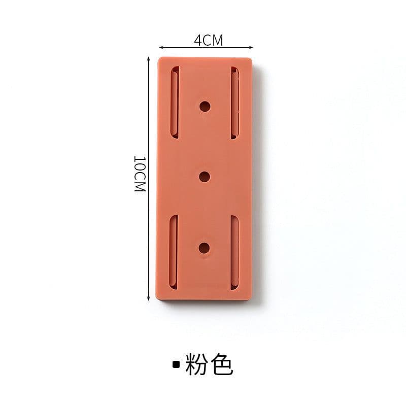 image-Plug-in Socket Organizer - Orange Wall Mount
