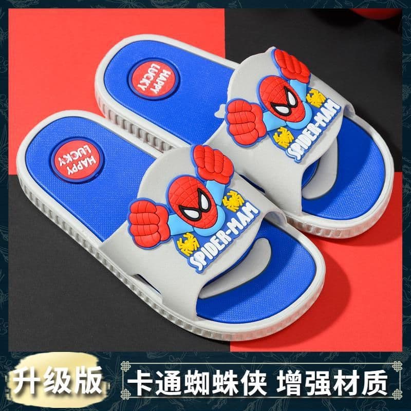 image-Kids Cartoon Slippers - Gray Spider-Man, Size 38-39, Summer 2023