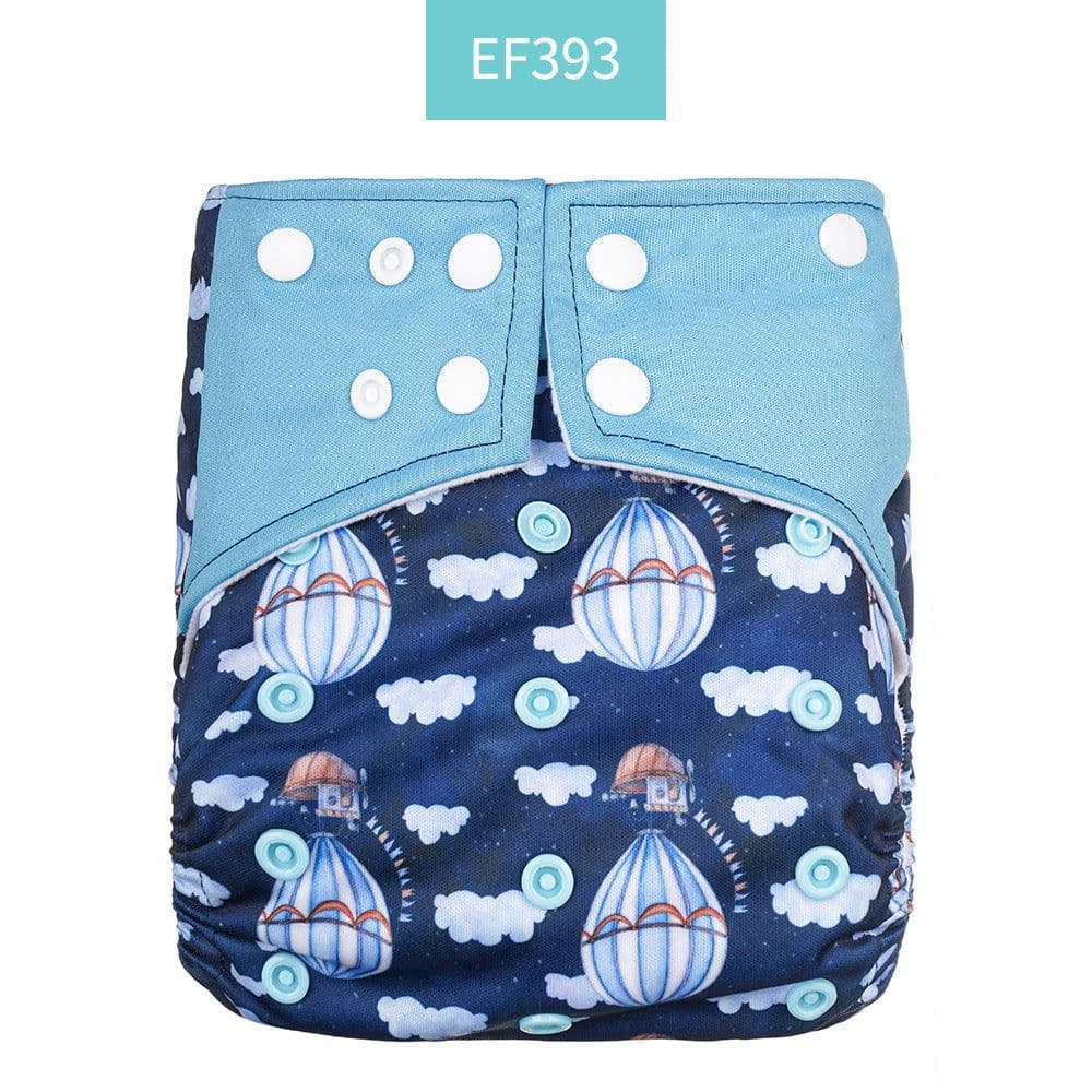 image-Happyflute Cloth Diaper - Waterproof, Anti-Leakage, One Size Fits All
