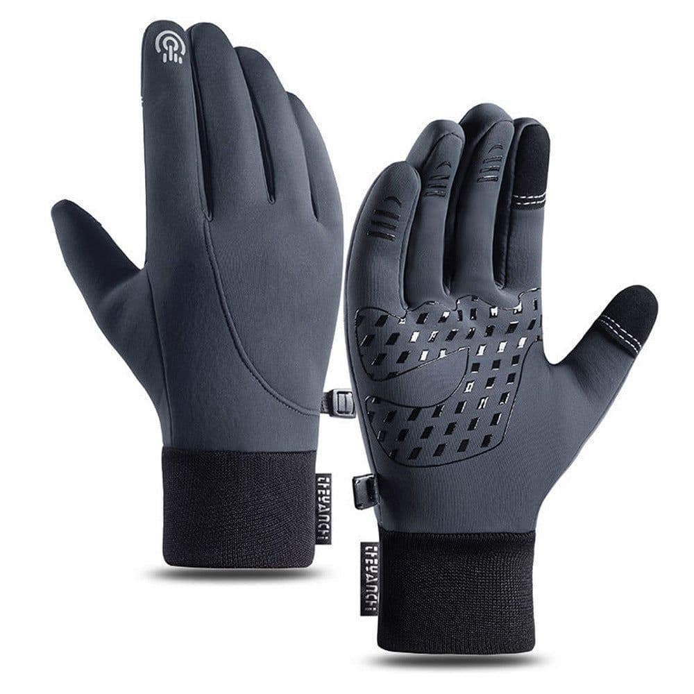 image-Winter Cycling Gloves Touchscreen Unisex Grey XL