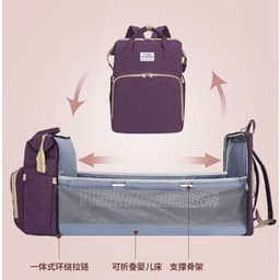 image-Butterfly Bags Mummy Backpack - Green Oxford Cloth