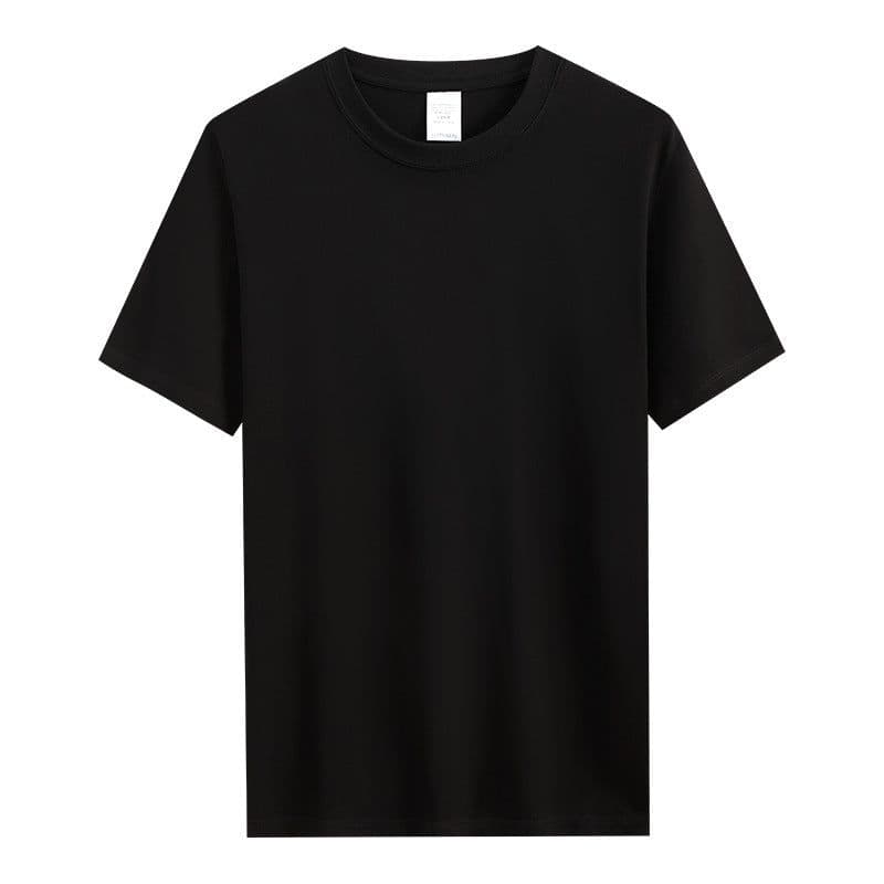 image-White Cotton T-Shirt Men Women Short Sleeve Summer