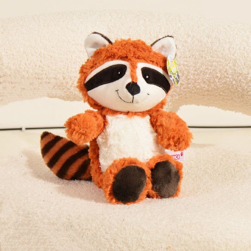 image-Raccoon Plush Toy 25cm Gray - Kids Stuffed Animal