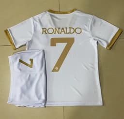 image-2324 Football Wear Messi Ronaldo Neymar Star Number Jersey Children's Football Wear Primary School Sportswear Suit