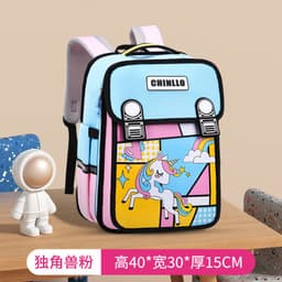 image-Chunlong Waterproof Comic Schoolbag for Grades 1-6 - 36-55L Backpack