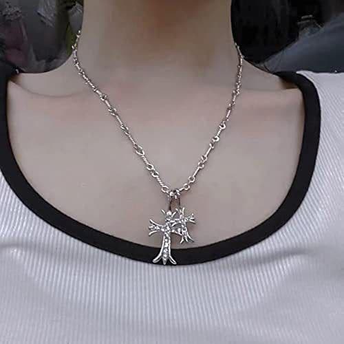 image-Crowe Necklace Cross Diamond Double Cross Pendant Gold-plated Men and Women Couple Necklace Sydney Same Style Jewelry
