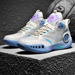 image-Zodi Basketball Shoes - High Top, Shock-Absorption, Breathable