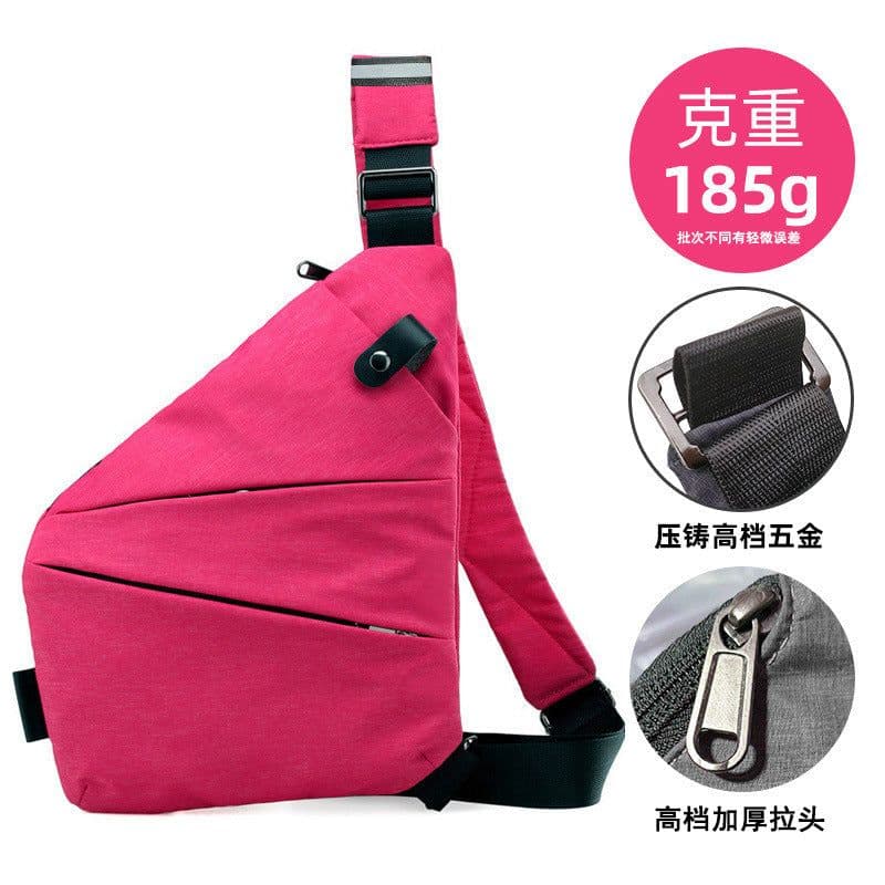 image-Tactical Chest Bag - Oxford Cloth Crossbody Shoulder Bag