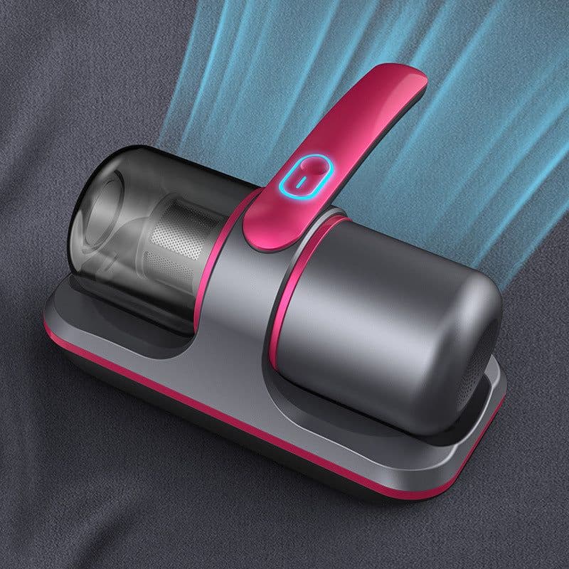 image-Wireless Bed Vacuum Cleaner - Mite Remover Cool Red