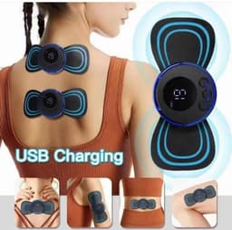 image-Portable Microcurrent Neck Massager - EMS Shoulder & Neck Patch YCY-301