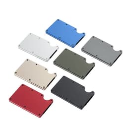 image-RFID Blocking Aluminum Alloy Wallet - Large Capacity Credit Card Holder