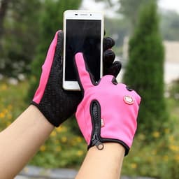 image-Cycling Gloves Full Finger Men Women Black M