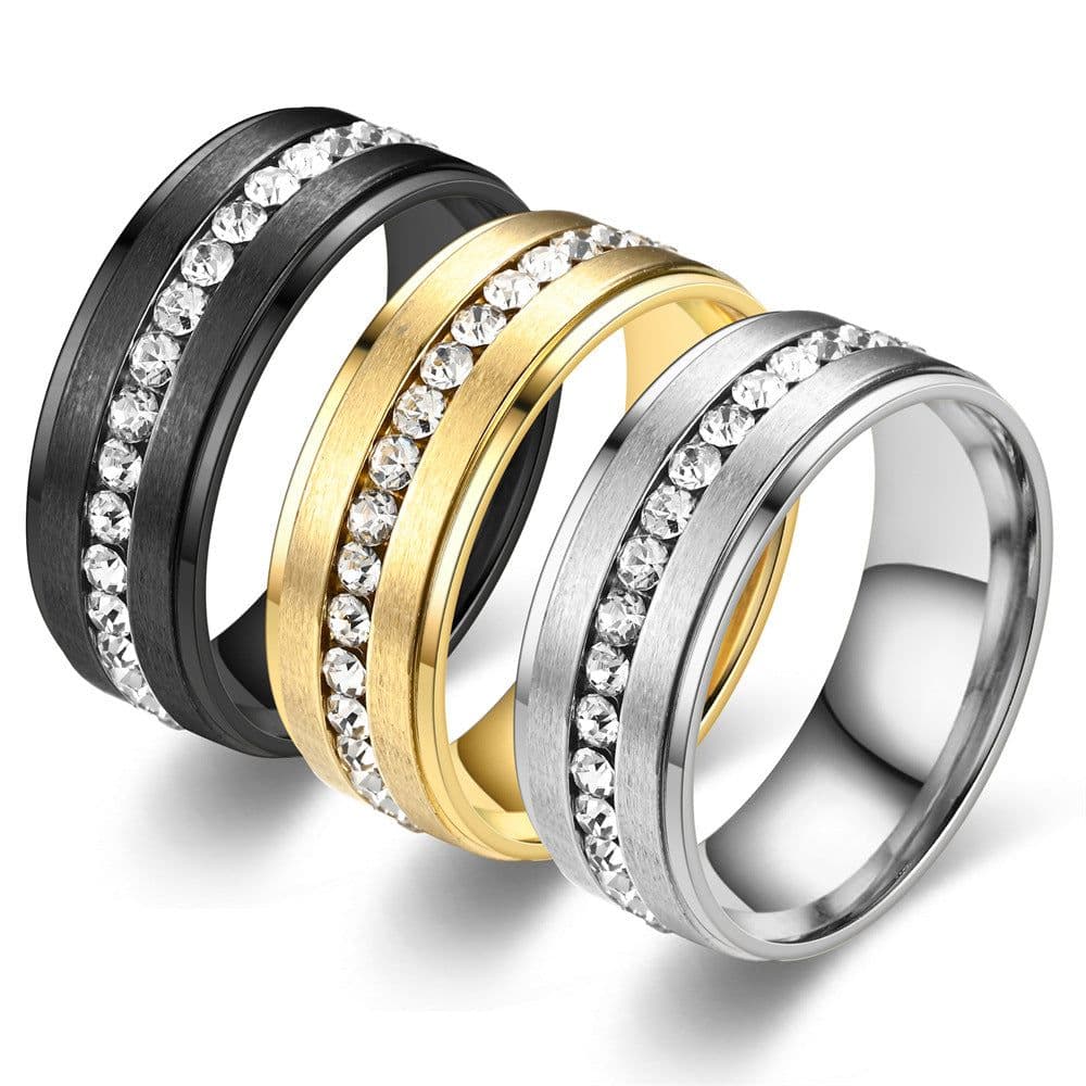 image-Teng Sui Ring - Stainless Steel 8MM Gold Size 13