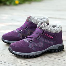 image-Unisex Winter Hiking Shoes - Gray Blue Size 49
