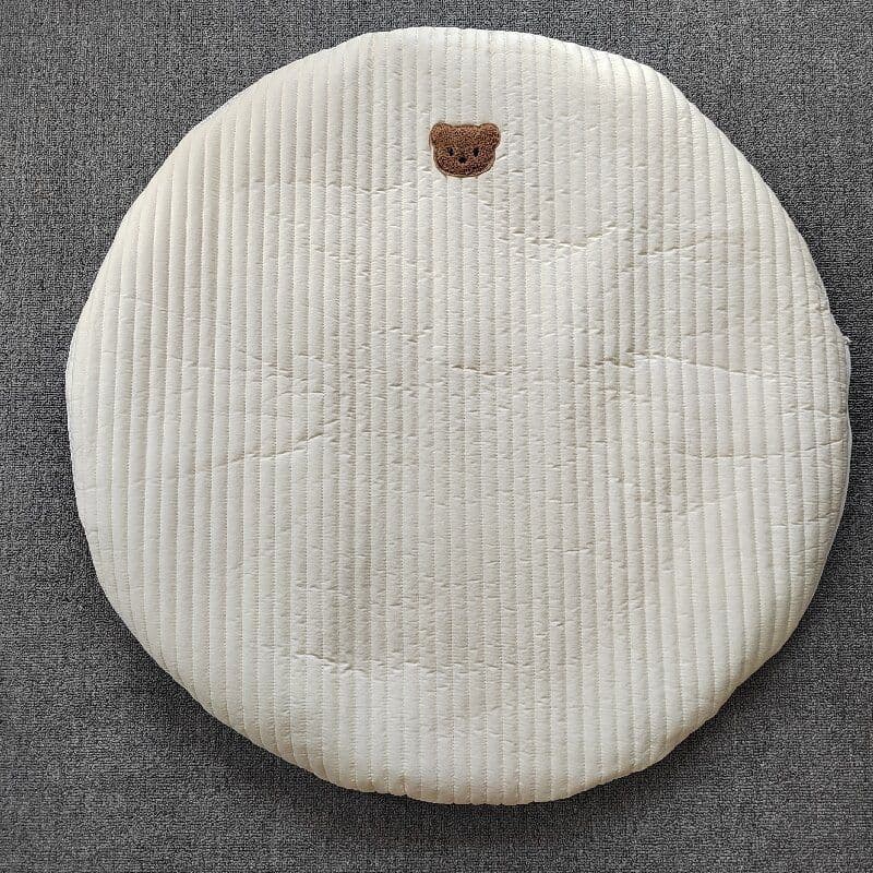 image-INS new baby round crawling mat game mat removable and washable floor mat exquisitely embroidered baby tent carpet