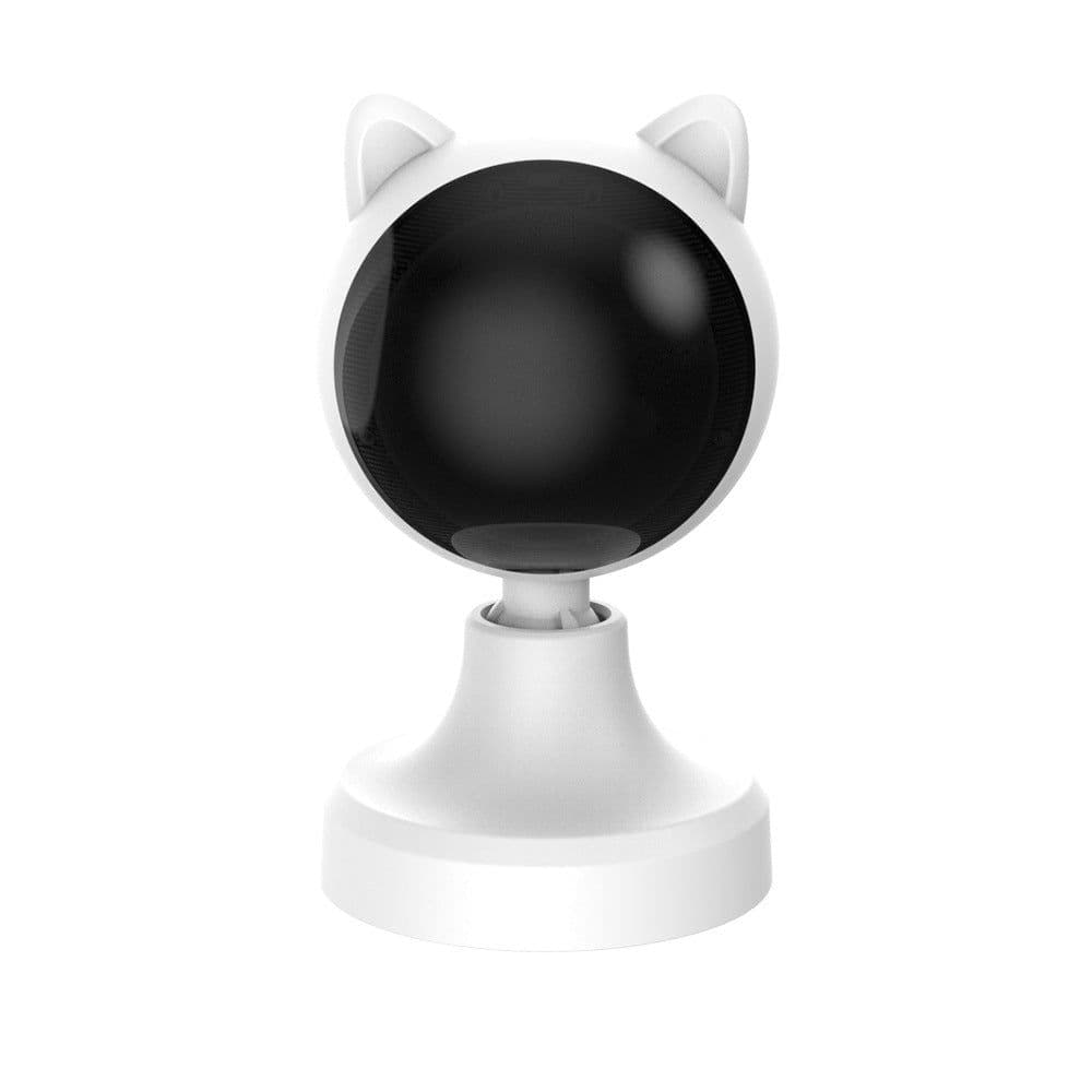 image-Jiekaitong White Laser Cat Toy - USB Rechargeable Interactive Fun Device (61 characters)