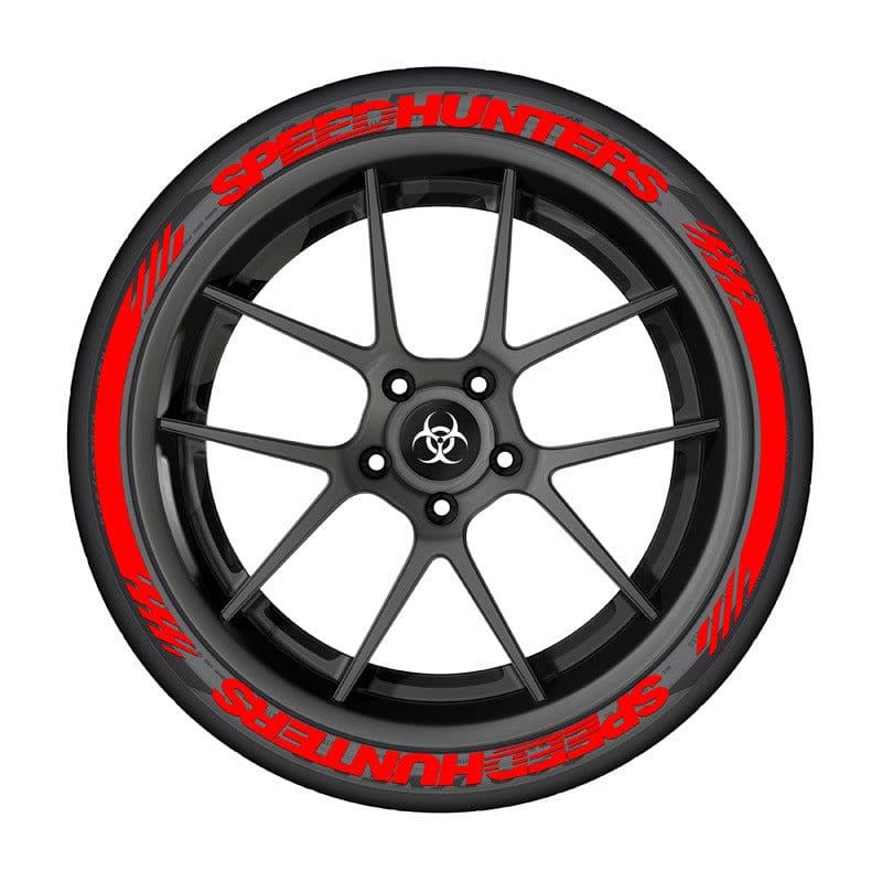 image-Speedhunters Car Tire Stickers 3D Decal PVC