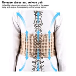 image-Shenzhen factory inflatable waist belt elderly health care products waist lumbar traction belt lumbar traction device
