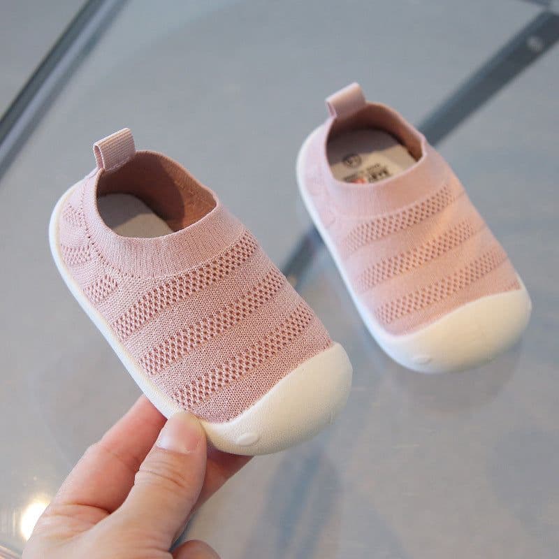 image-Hanny Bear Toddler Shoes - Beige Size 23 Knitted