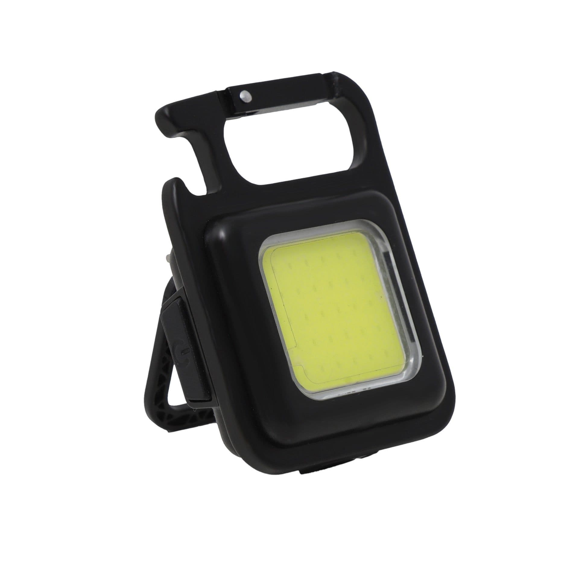image-Dikecloud LED Emergency Light Keychain - Black