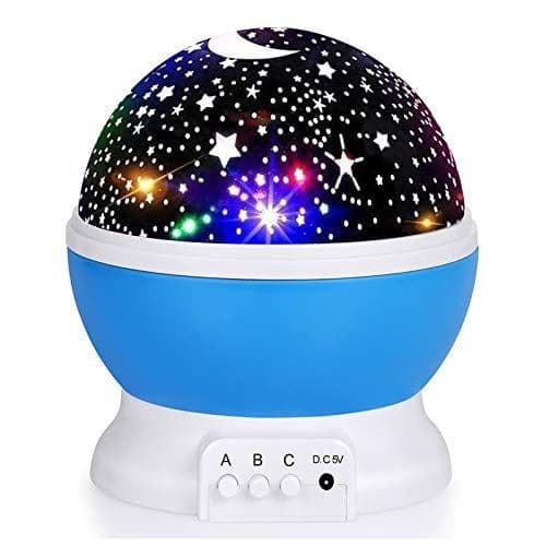 image-LED Starry Sky Projector Night Light - USB Rotating