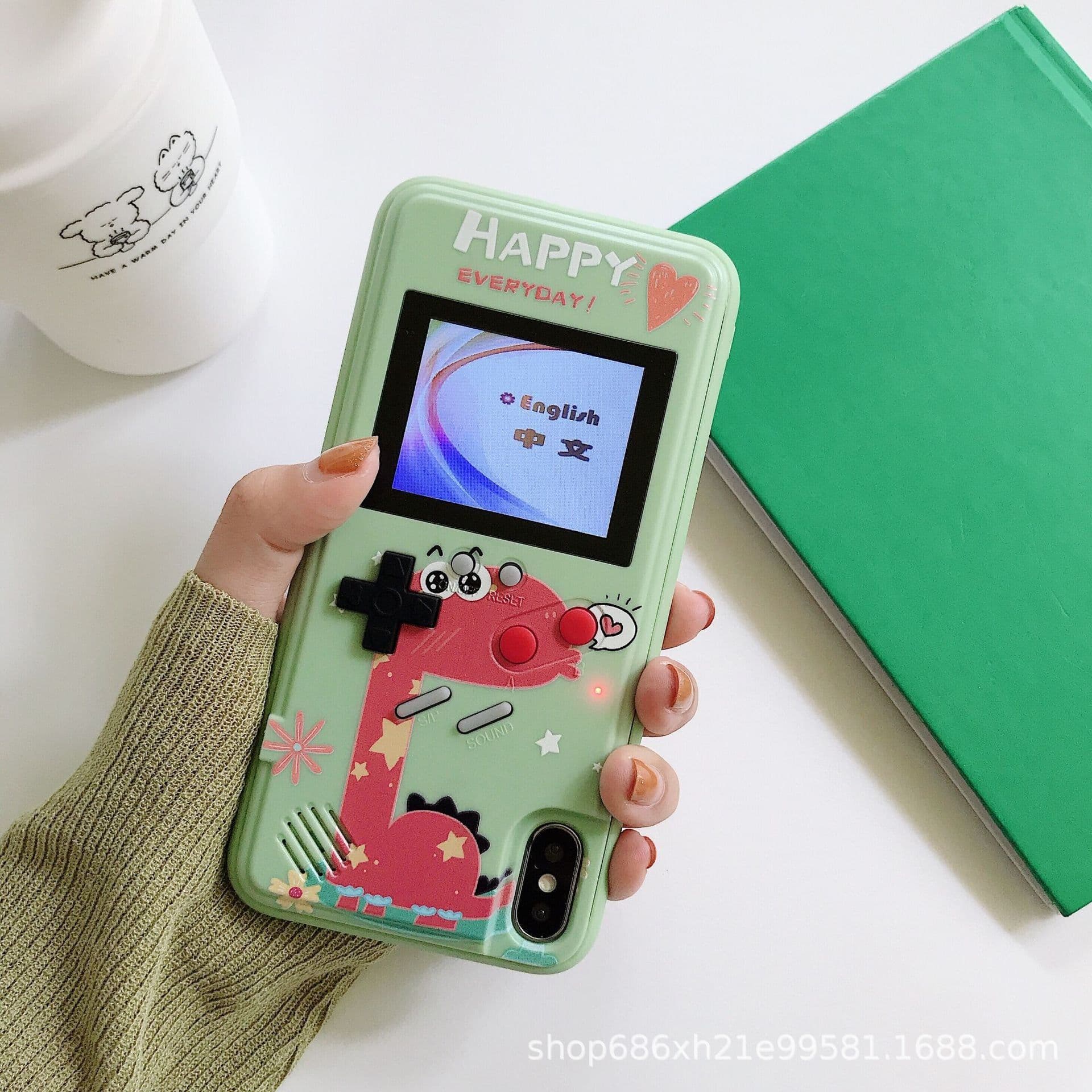 image-iPhone 13/14 Pro Max Game Case - Tetris - Color Screen - Apple 11/12 Mini